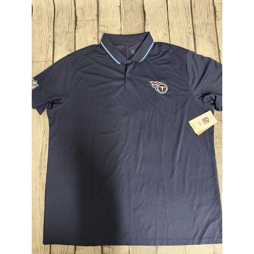 NWT Men’s Nike Tennessee Titans Victory Dri Fit Polo XXL Navy 2X SS Retail $70